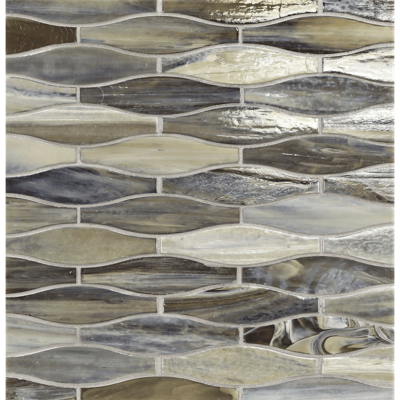 AGATE: Verona Taiko Offset Field Mosaic (9.77"x12.49" | ribbed)