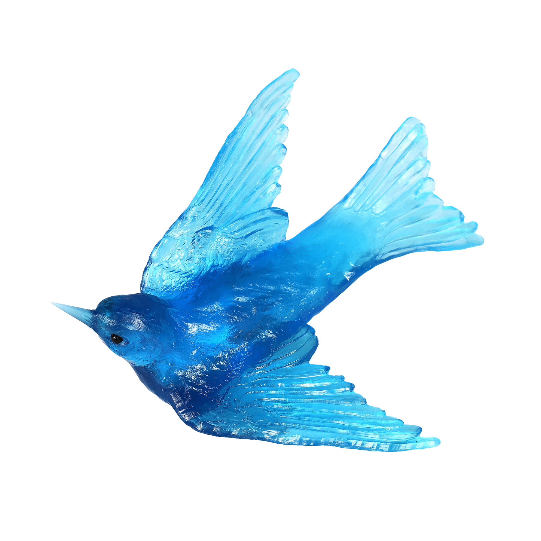 BIRDSCAPE: Deep Sky Swallow Sculpture Deco Piece (6"x6 1/2" | natural)
