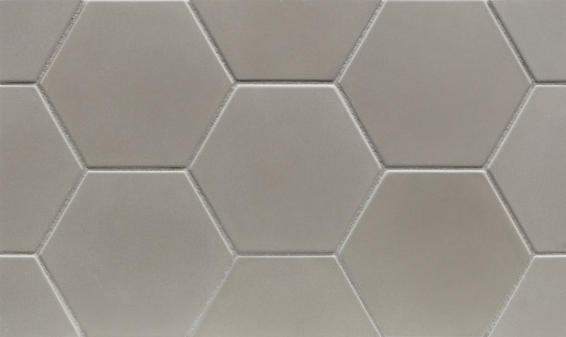 CONTOURS: Portobello Hexagon Field Tile (4" | matte)