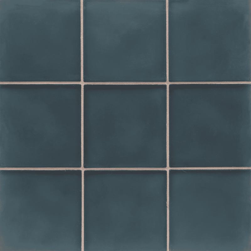 FLUX: Cottage Blue Square Field Tile (4"x4" | silk)