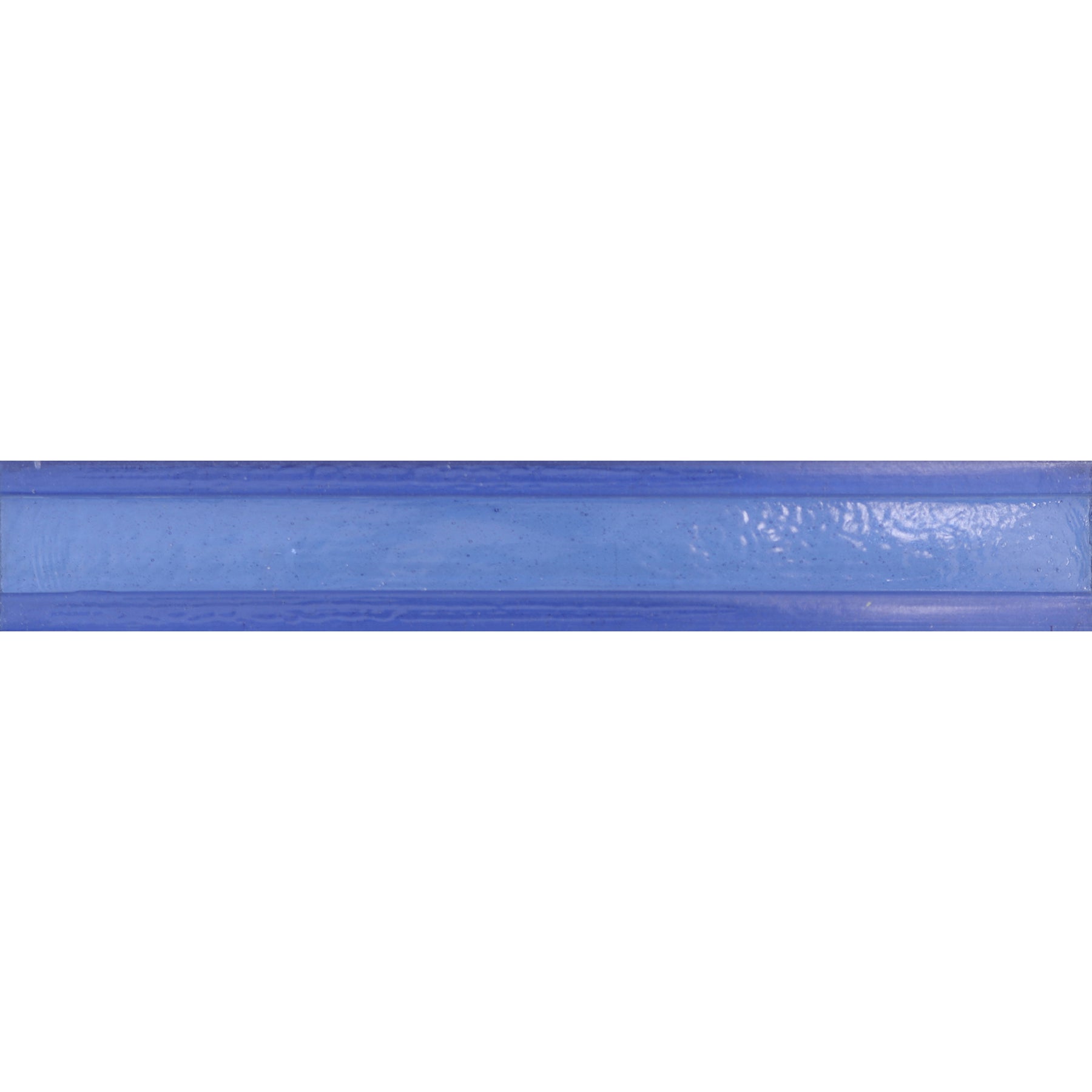 GLASS BARS: Aqua Blue Channel Bar Liner (1 1/4"x7 7/8" | natural)