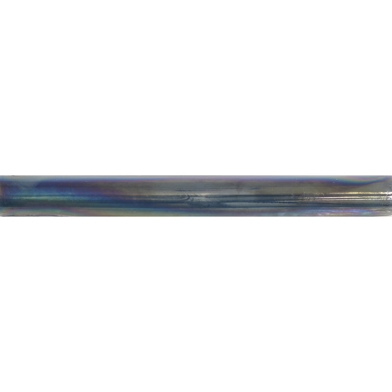 GLASS BARS: Cottage Blue Small Bar Liner (3/4"x7 7/8" | pearl)