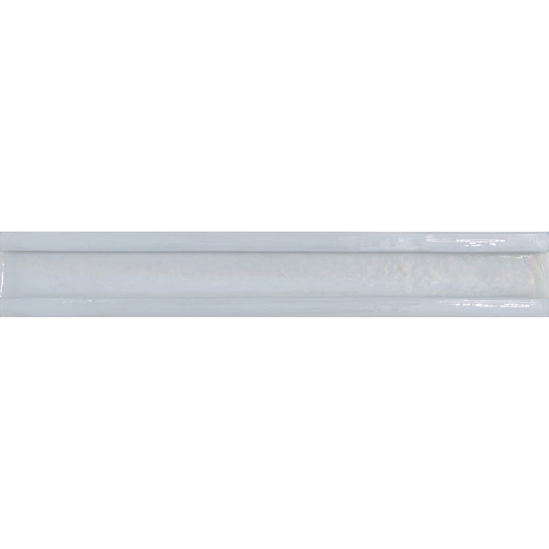 GLASS BARS: Frost Channel Bar Liner (1 1/4"x7 7/8" | pearl)