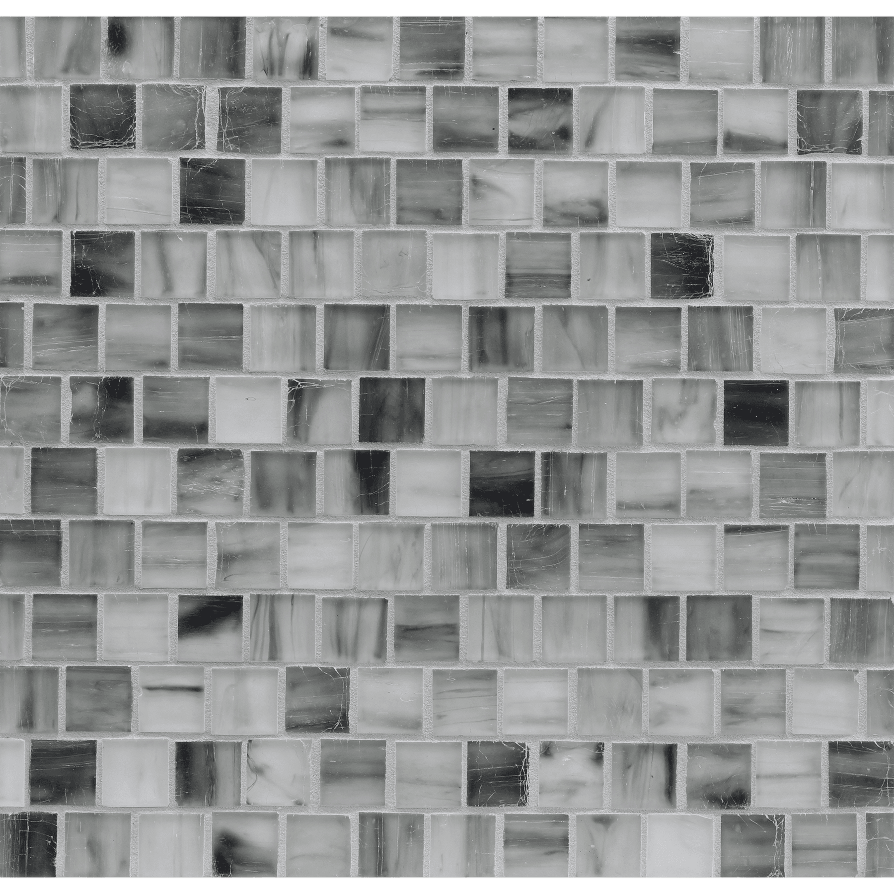 HAISEN: Starlight 1"x1" Staggered Joint Field Mosaic (12.46"x12.40" | silk)