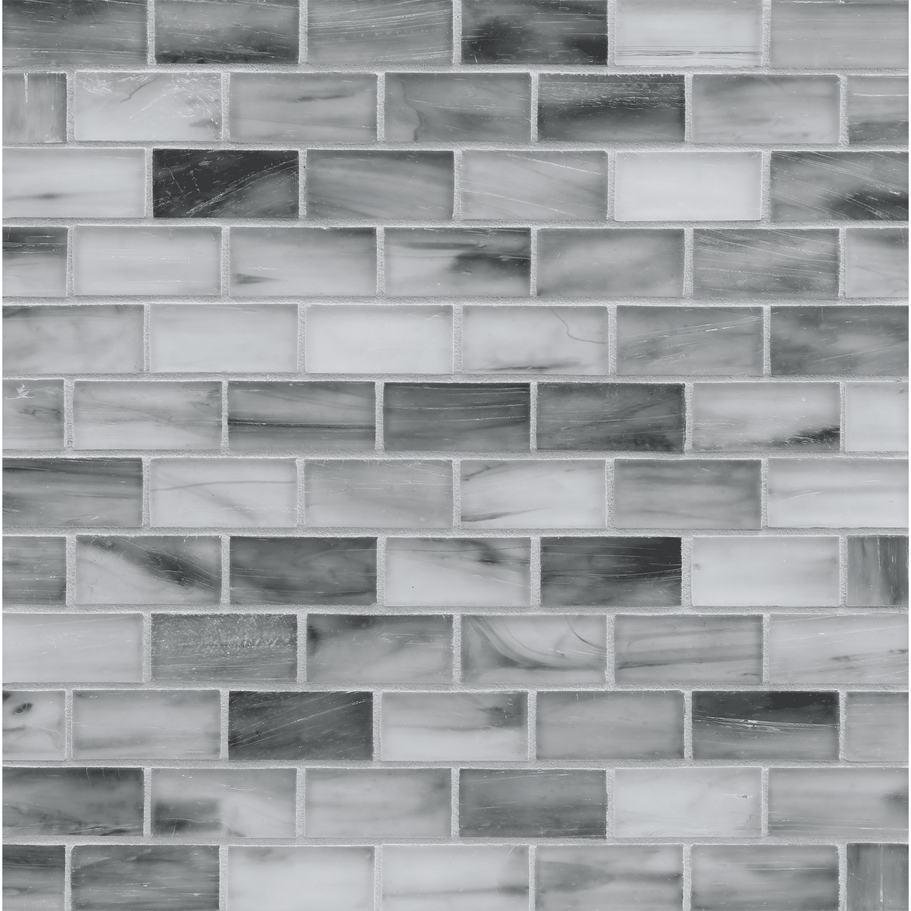 HAISEN: Starlight 1"x2" Staggered Joint Field Mosaic (11.52"x12.51" | silk)