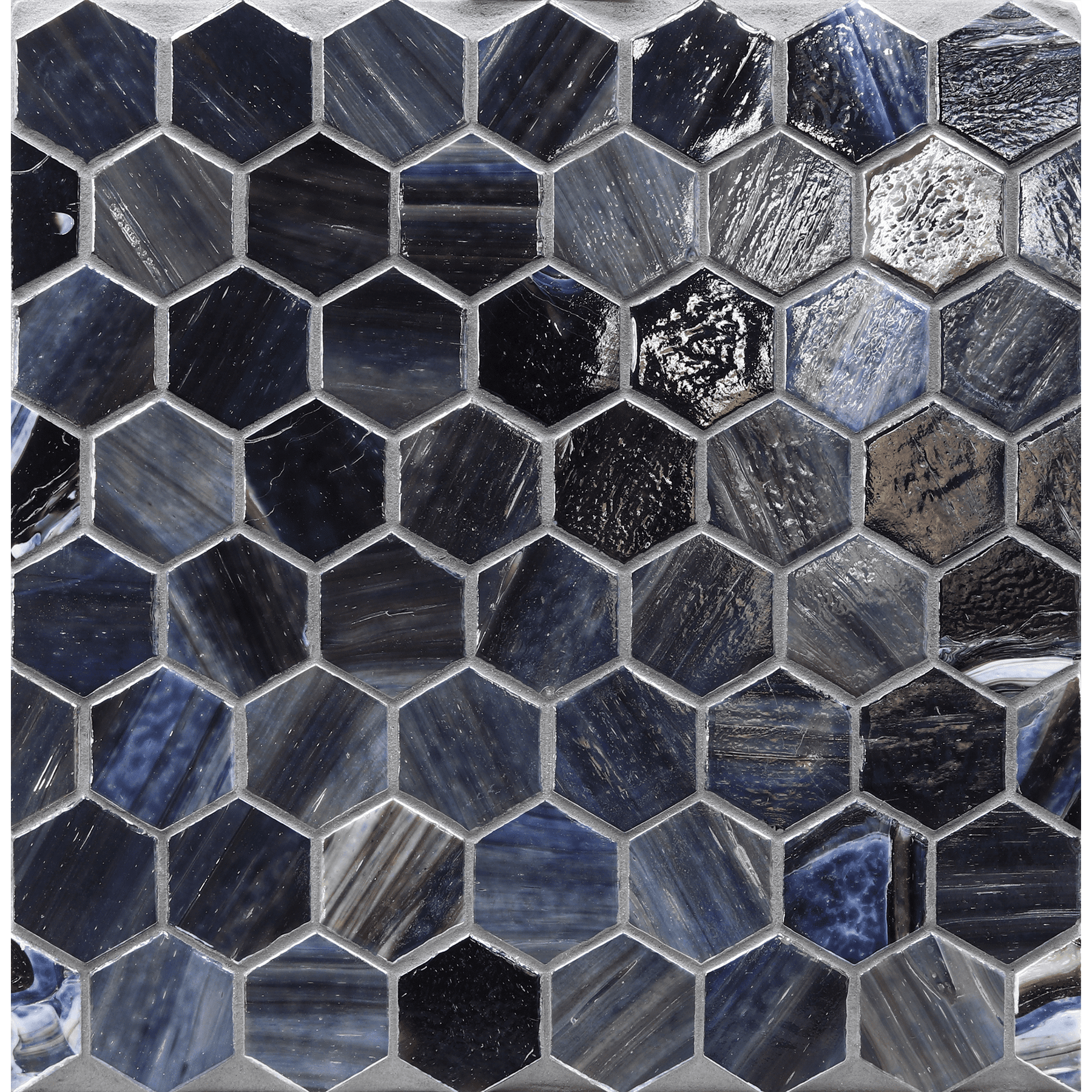 JAW: Abruzzo 2" Hexagonal Field Mosaic (11.64"x11.76" | pearl)