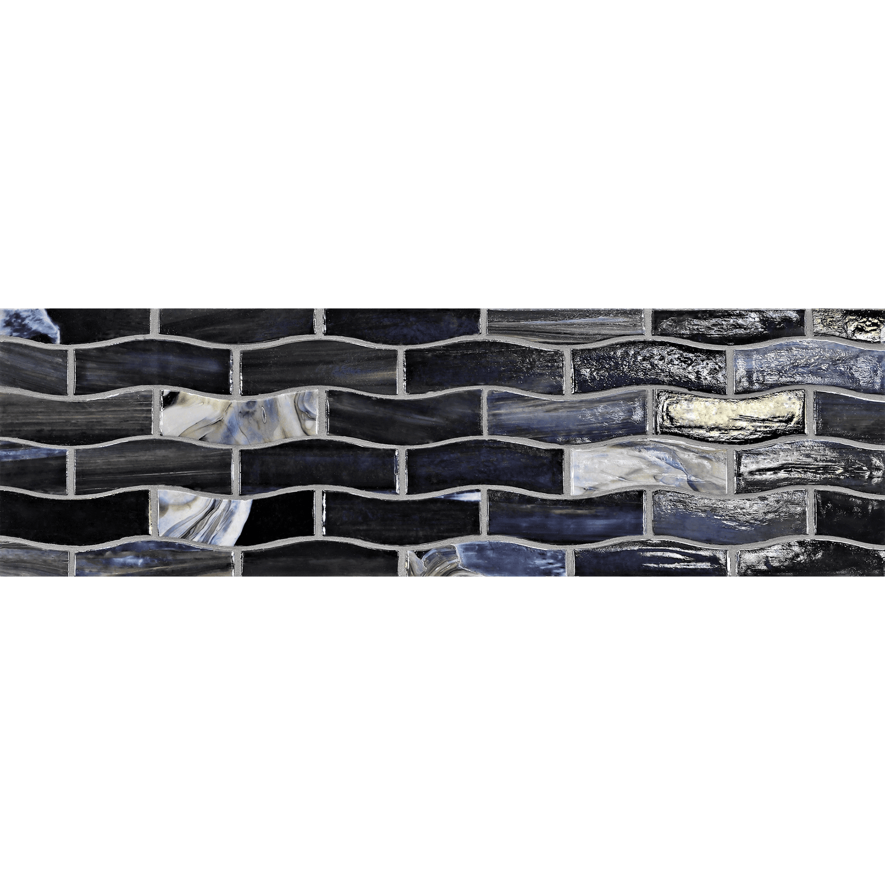 JAW: Abruzzo Zing Offset Border Mosaic (9.96"x5.51" | pearl)