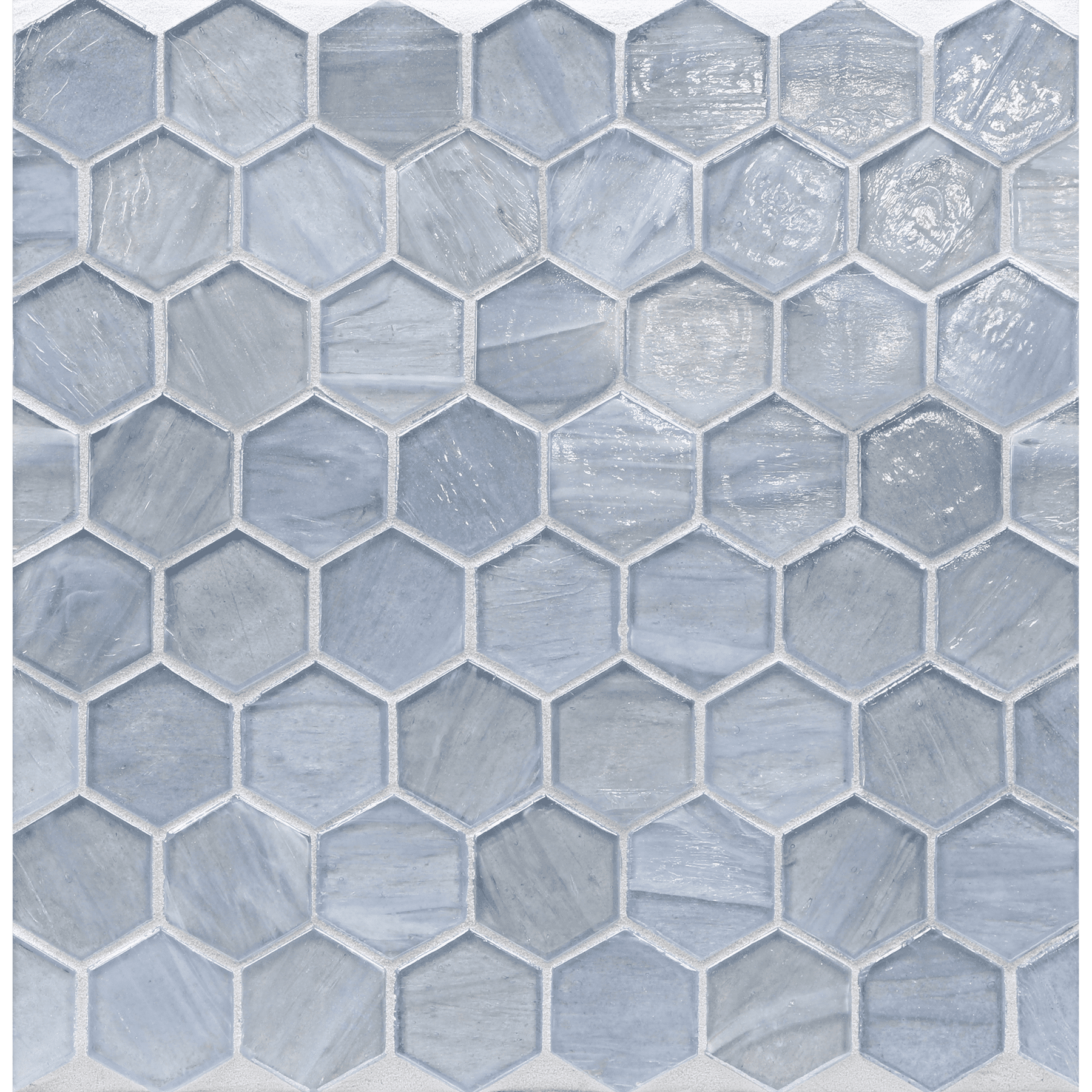 JAW: Aero 2" Hexagonal Field Mosaic (11.64"x11.76" | pearl)