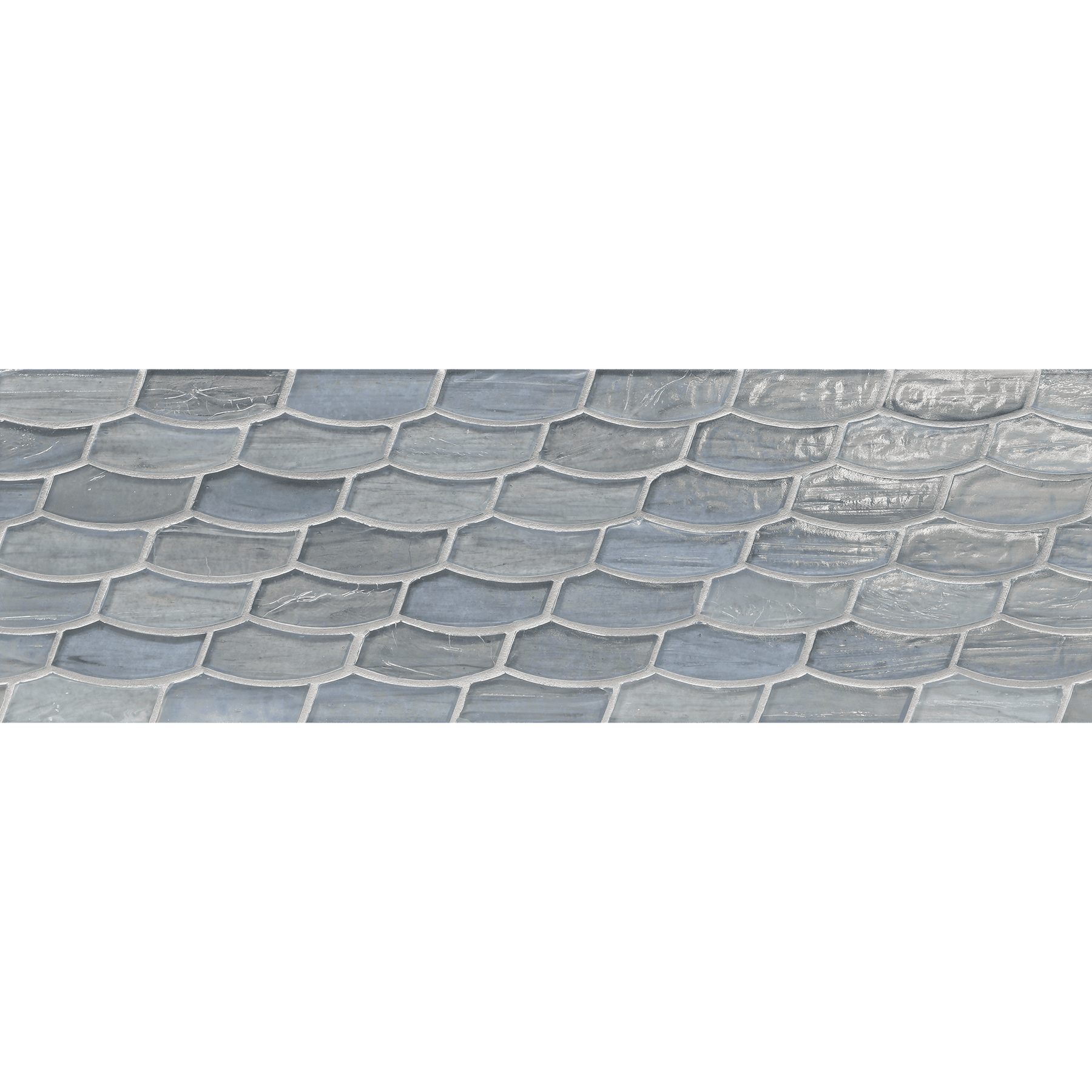 JAW: Aero Feather Offset Border Mosaic (12.36"x5.96" | pearl)