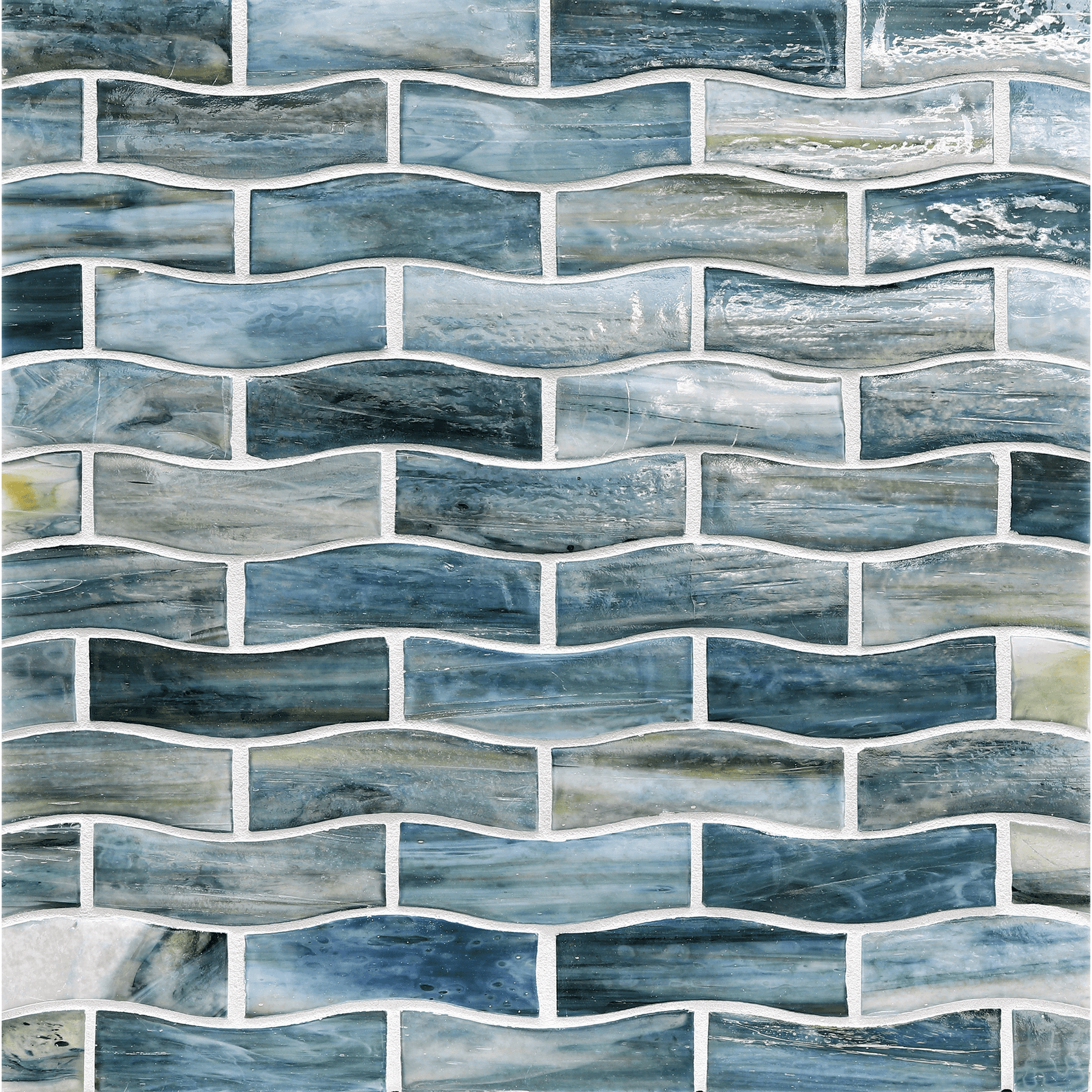 JAW: Amalfi Zing Offset Field Mosaic (9.96"x12.13" | pearl)