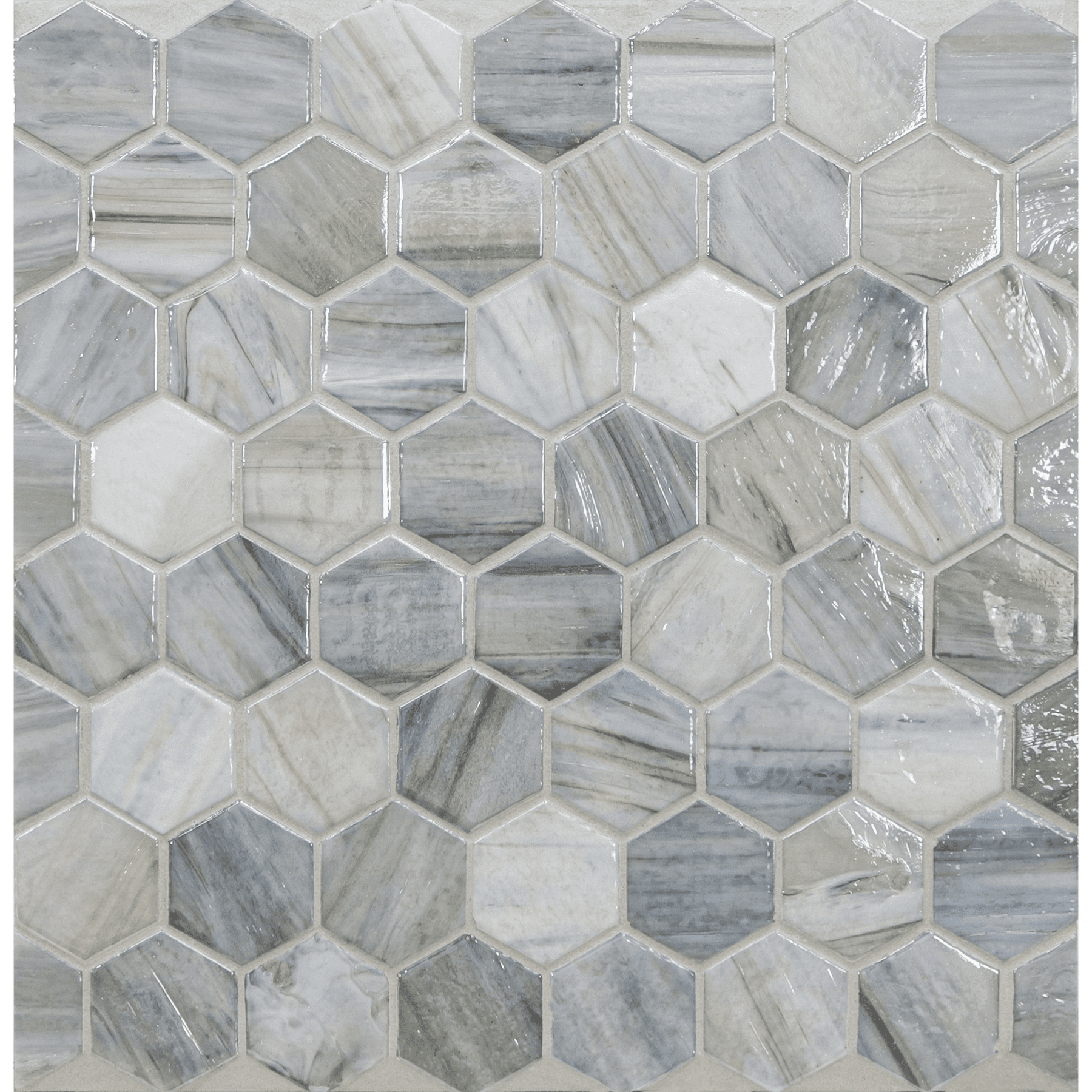 JAW: Bari 2" Hexagonal Field Mosaic (11.64"x11.76" | pearl)