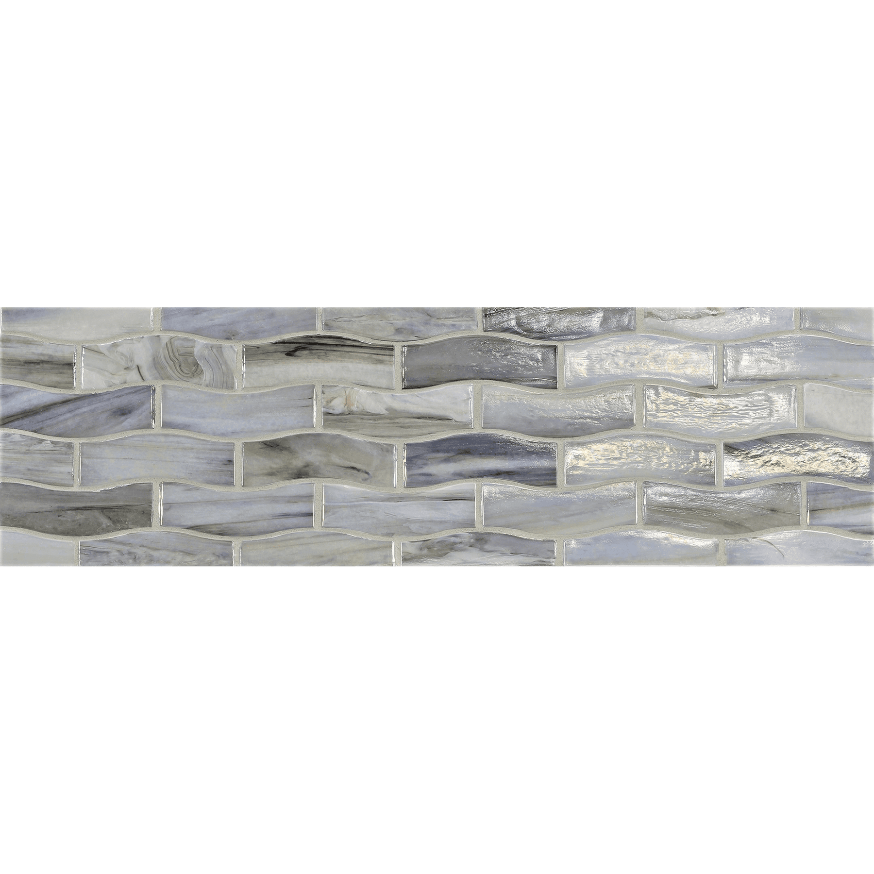 JAW: Bari Zing Offset Border Mosaic (9.96"x5.51" | pearl)