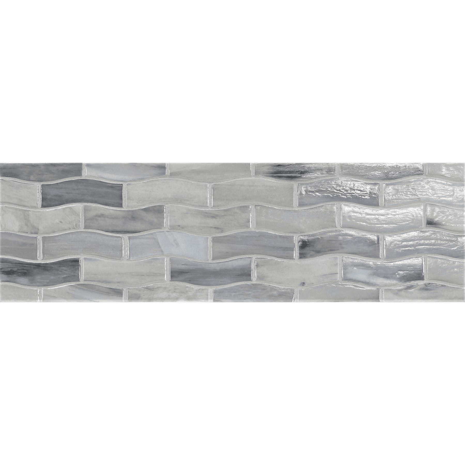 JAW: Torino Zing Offset Border Mosaic (9.96"x5.51" | pearl)
