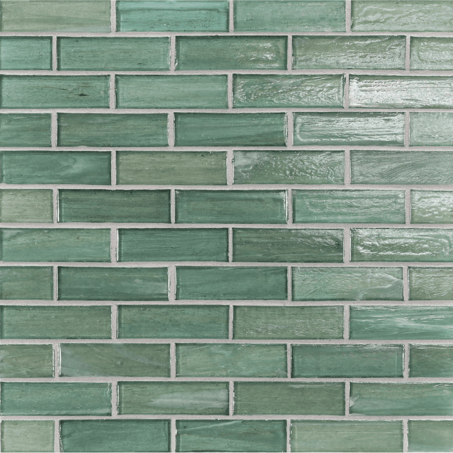 LAPIS: Everglades 1"x3" Staggered Joint Field Mosaic (9.46"x12.49" | pearl)
