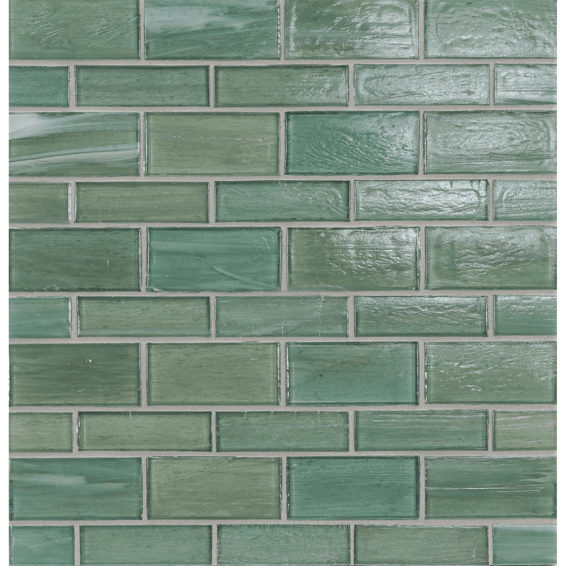 LAPIS: Everglades Mingle Staggered Joint Field Mosaic (9.46"x13.00" | pearl)