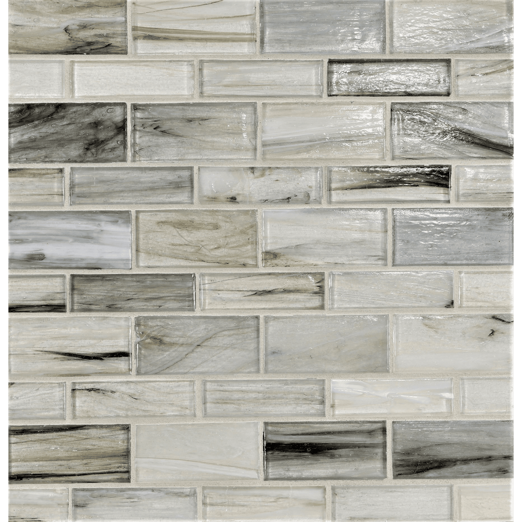 LAPIS: Flicker Mingle Staggered Joint Field Mosaic (9.46"x13.00" | natural)