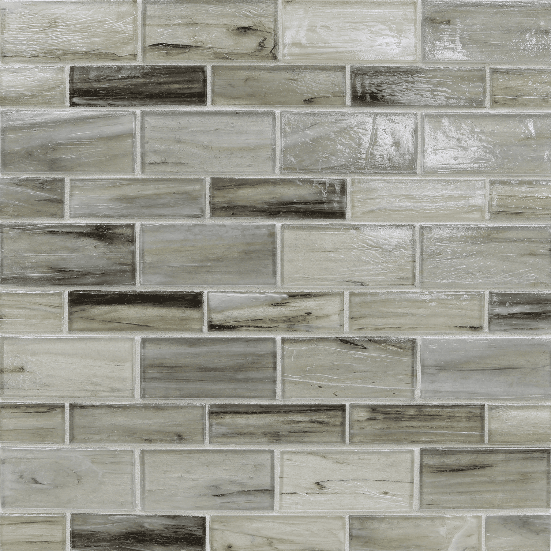 LAPIS: Flicker Mingle Staggered Joint Field Mosaic (9.46"x13.00" | pearl)