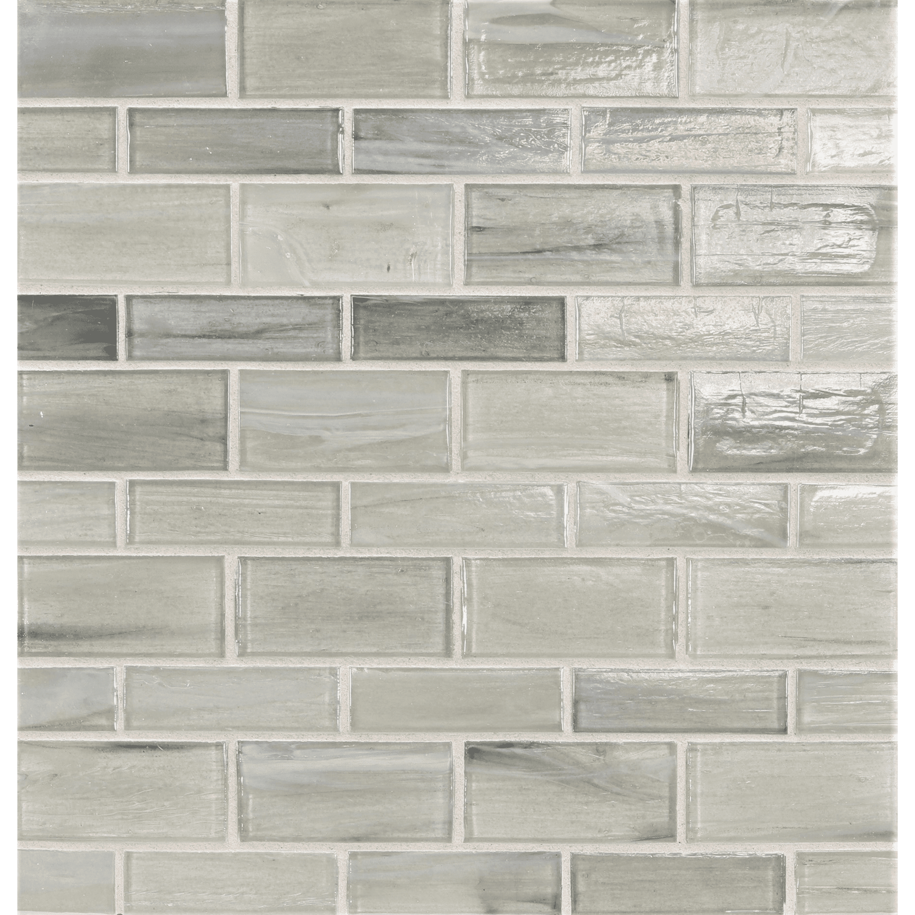 LAPIS: Mousse Mingle Staggered Joint Field Mosaic (9.46"x13.00" | pearl)