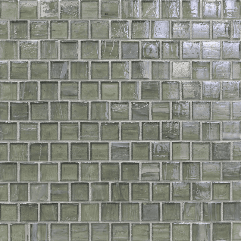 LAPIS: Whisper 1"x1" Staggered Joint Field Mosaic (12.45"x12.41" | pearl)