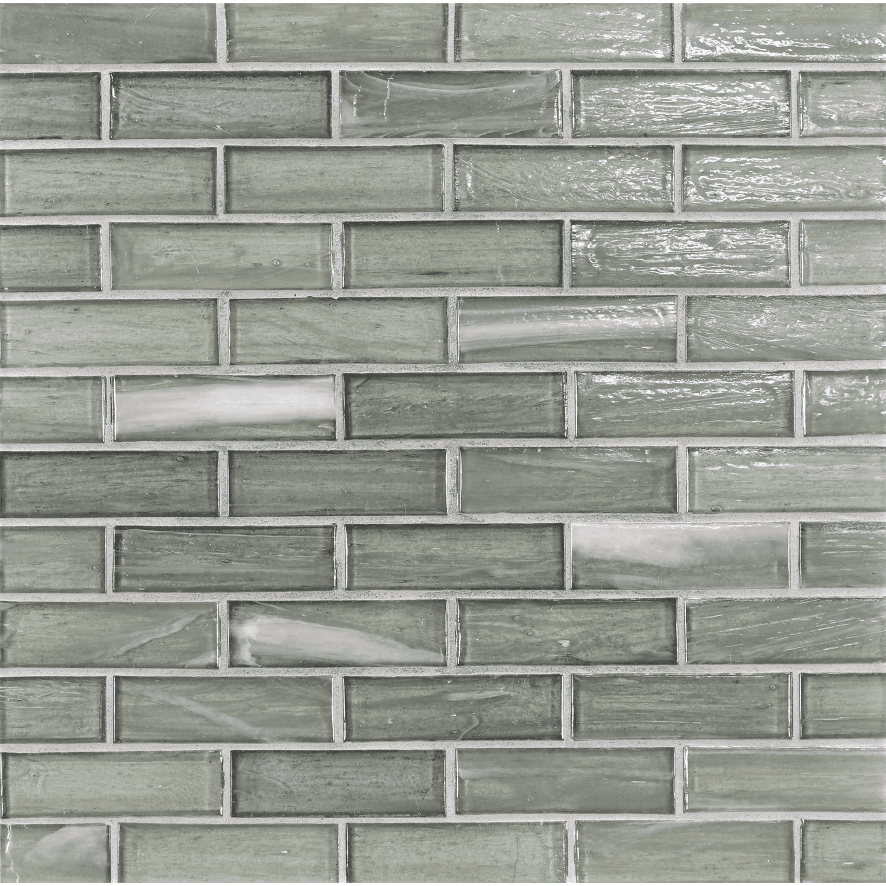 LAPIS: Whisper 1"x3" Staggered Joint Field Mosaic (9.46"x12.49" | pearl)
