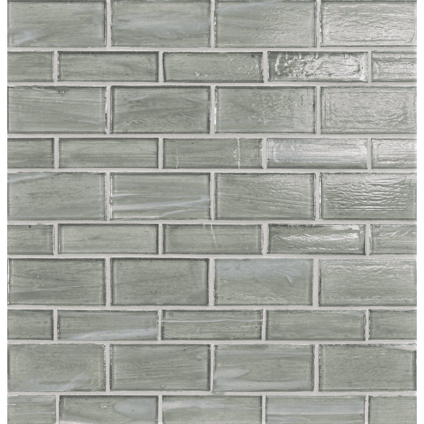 LAPIS: Whisper Mingle Staggered Joint Field Mosaic (9.46"x13.00" | pearl)