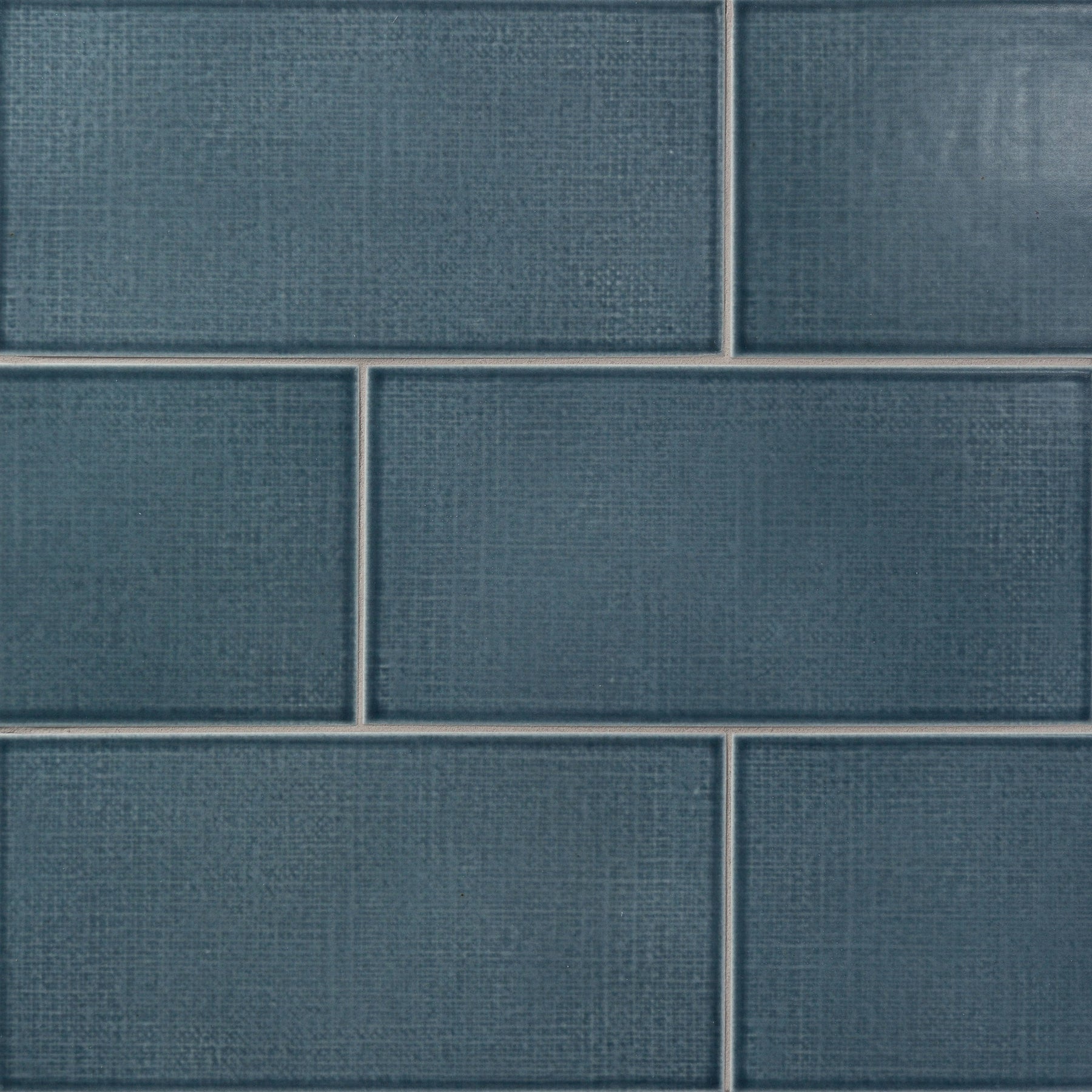 LINEN: Denim Rectangle Field Tile (4 3/4"x9 1/2" | semi glossy)