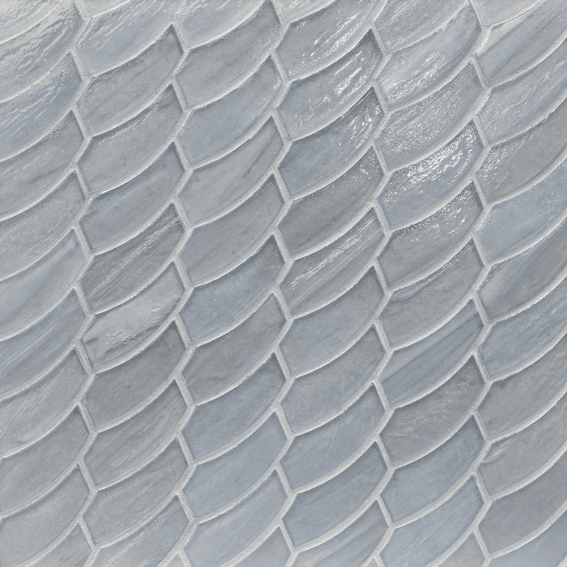 LUCE: Aero Feather Offset Field Mosaic (10.41"x11.24" | pearl)