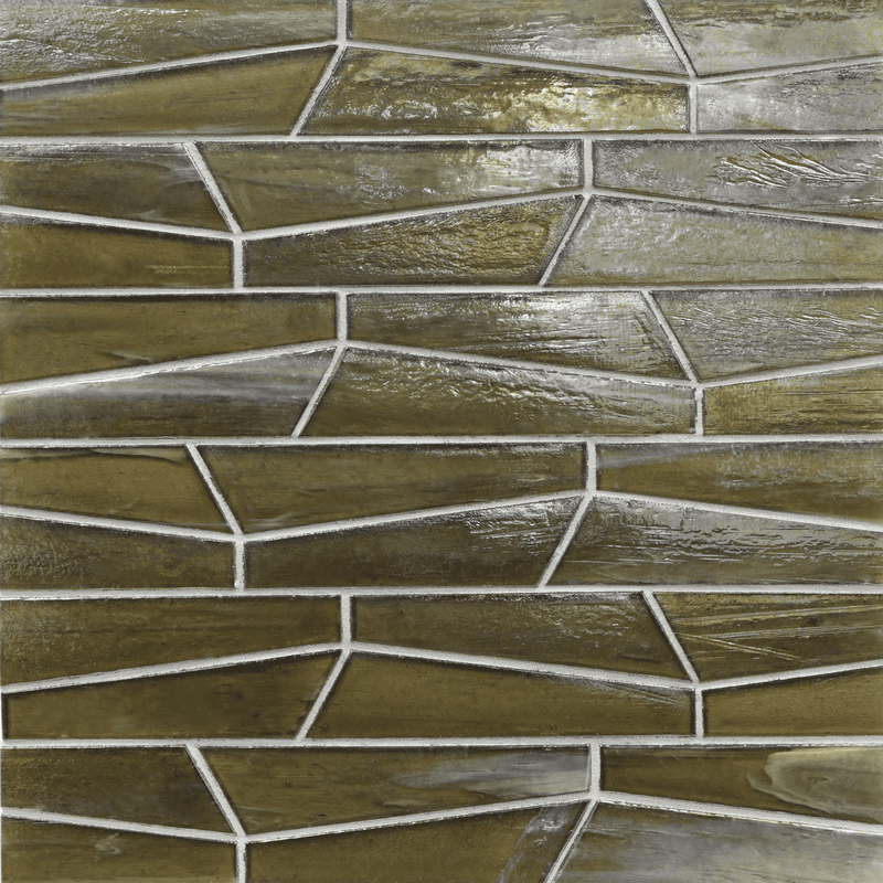 LUCE: Earthy Fin Offset Field Mosaic (10.05"x12.04" | pearl)