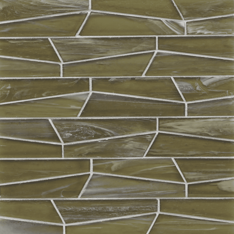 LUCE: Earthy Fin Offset Field Mosaic (10.05"x12.04" | silk)