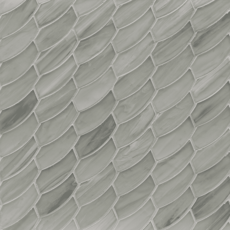 LUCE: Elevation Feather Offset Field Mosaic (10.41"x11.24" | silk)
