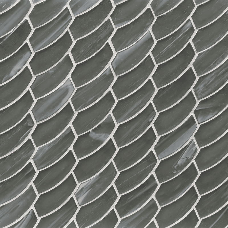 LUCE: Mettle Feather Offset Field Mosaic (10.41"x11.24" | silk)