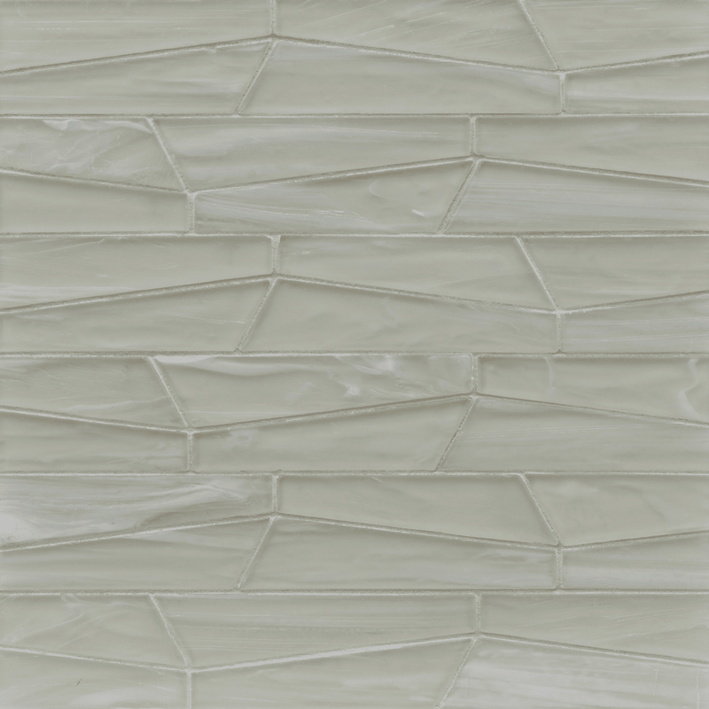 LUCE: Moonlit Fin Offset Field Mosaic (10.05"x12.04" | silk)