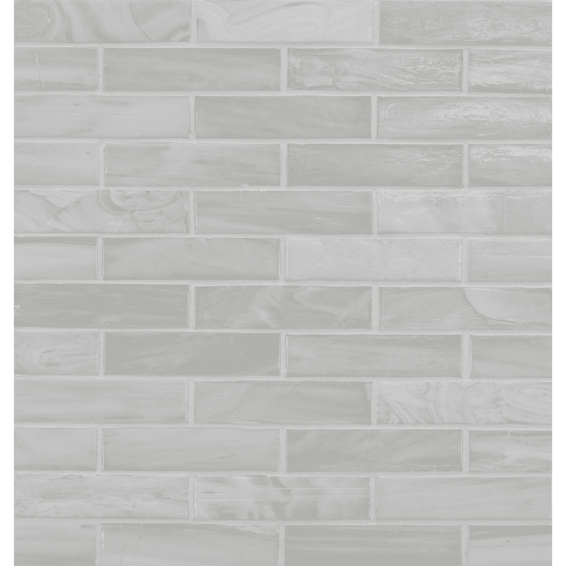 SHIBUI: Bleached White 1"x4" Staggered Joint Field Mosaic (9.92"x12.41" | natural)