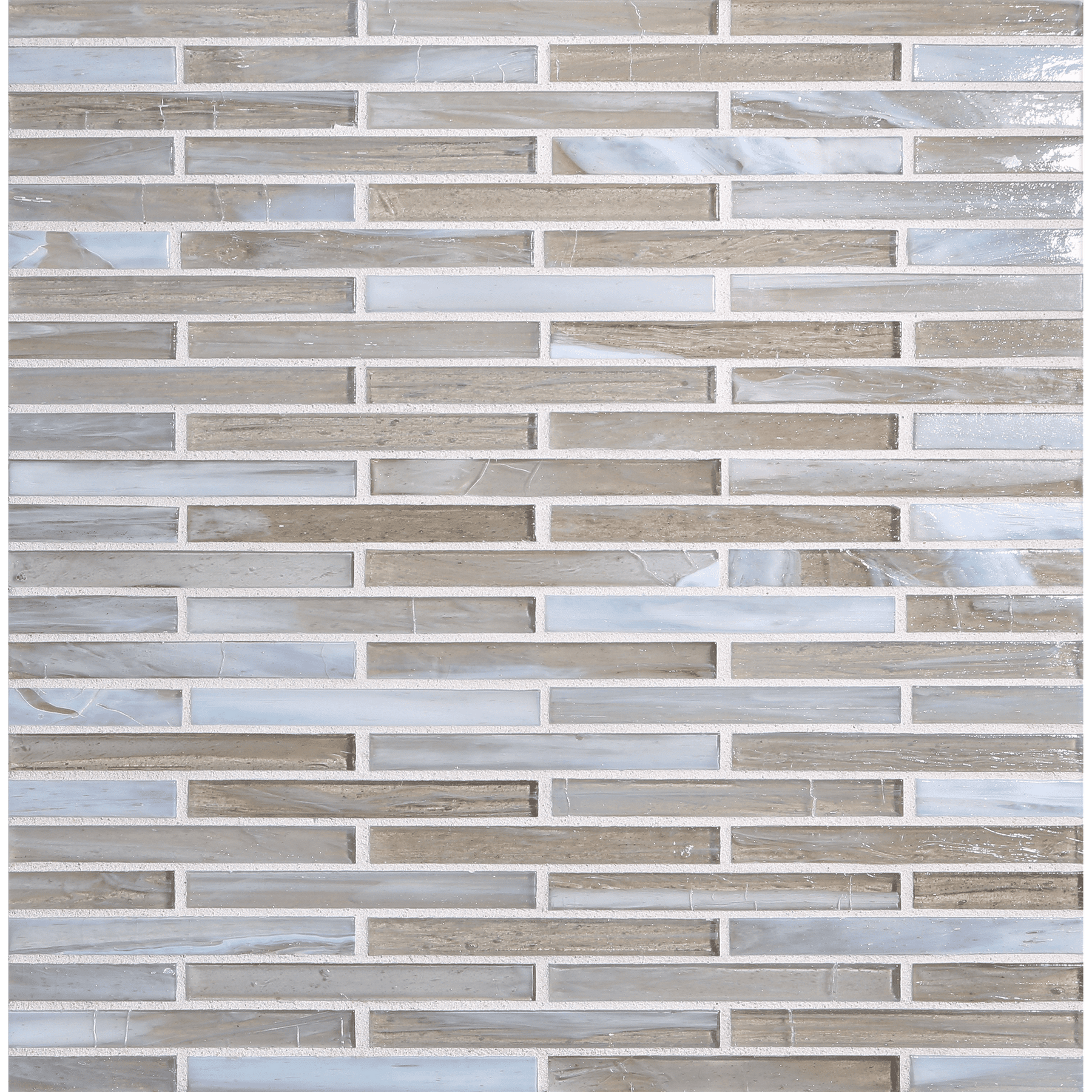 SHIBUI: Buff 0.5"x4" Staggered Joint Field Mosaic (9.92"x12.14" | natural)