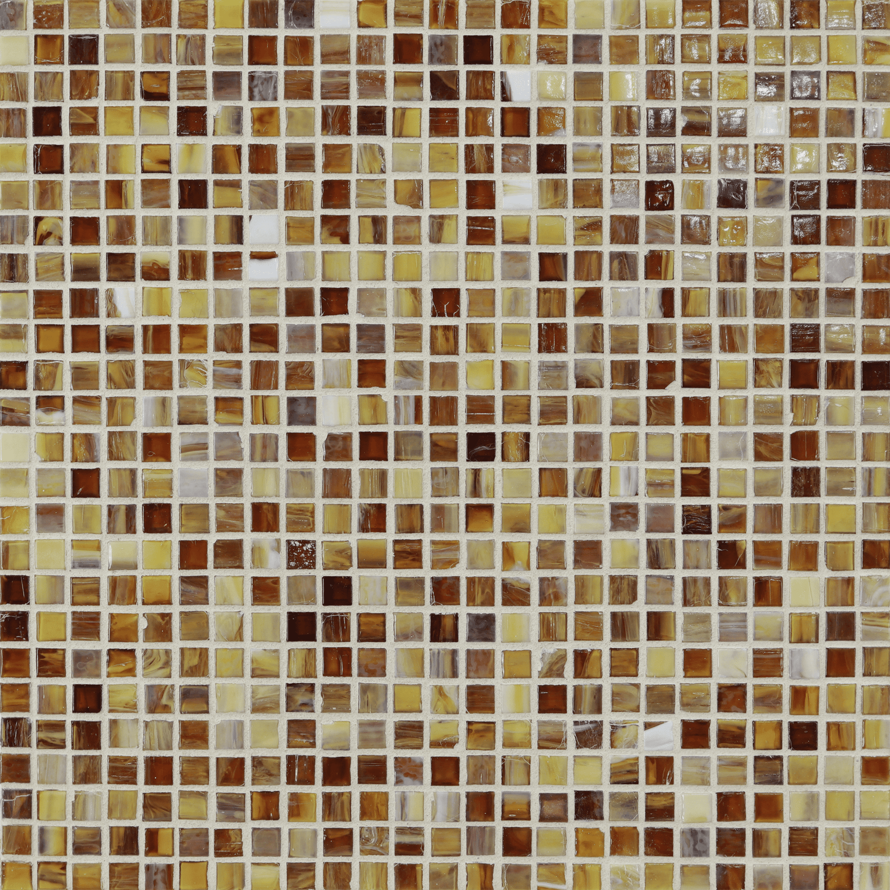 SHIBUI: Leather 0.5"x0.5" Straight Stack Field Mosaic (12.52"x12.52" | natural)