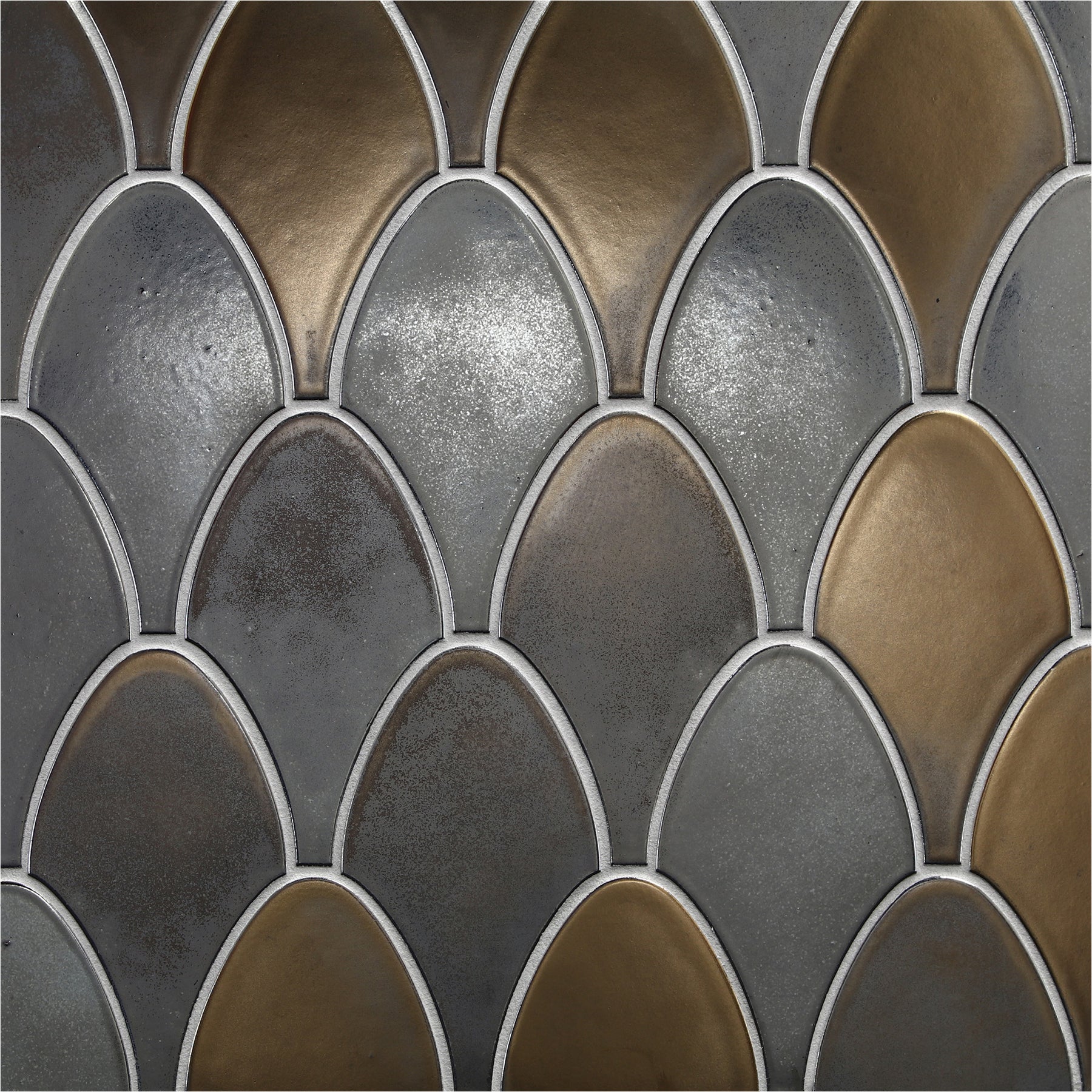SHINJU: Pacific Stingray Scales Field Mosaic (9.06"x12.24" | semi glossy)
