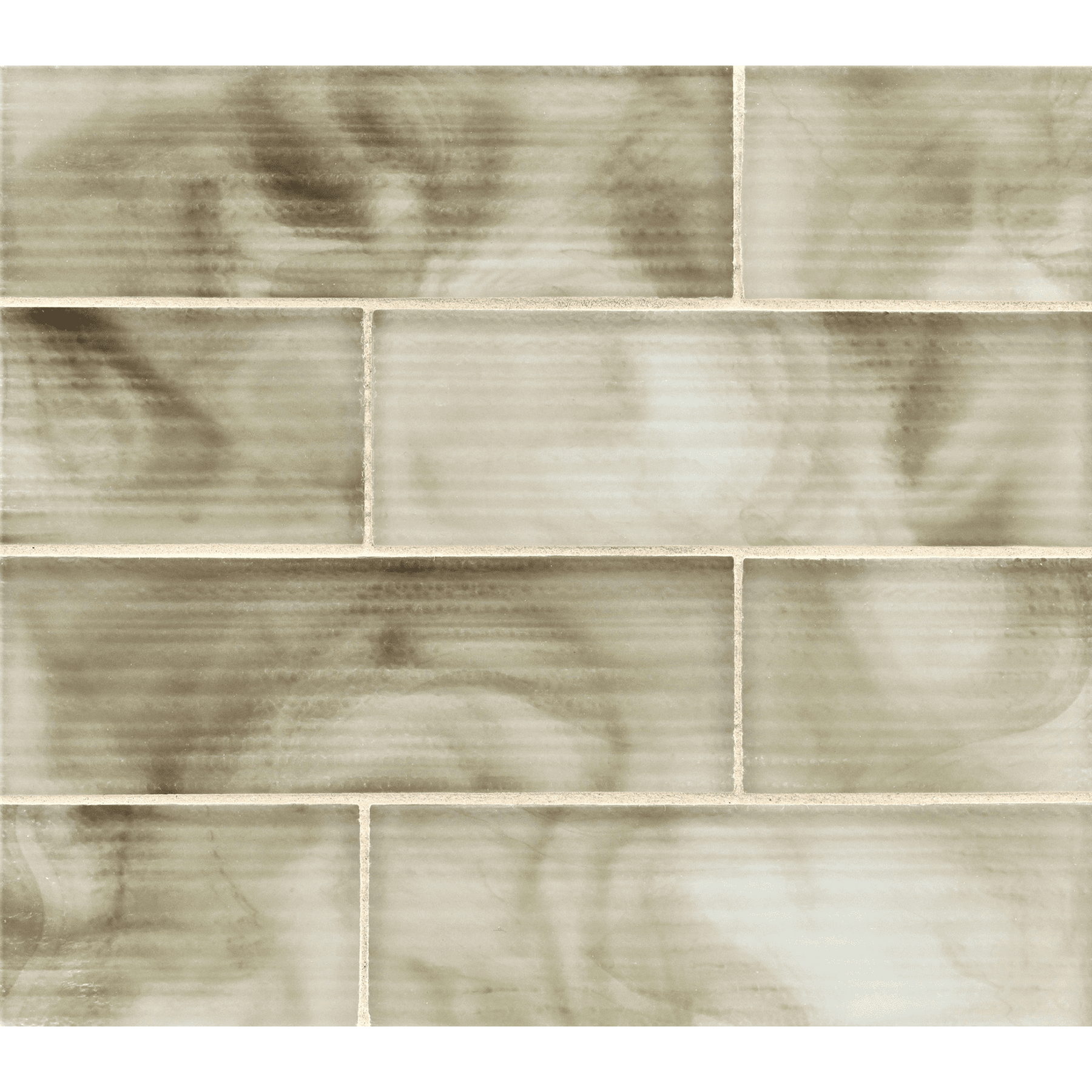 SONARE: Champagne Sonic Rectangle Field Tile (3"x9" | silk)