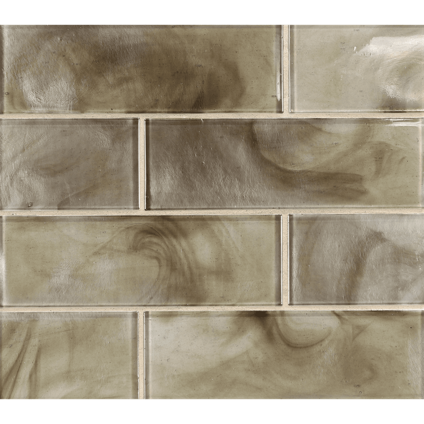 SONARE: Champagne Tone Rectangle Field Tile (3"x9" | pearl)