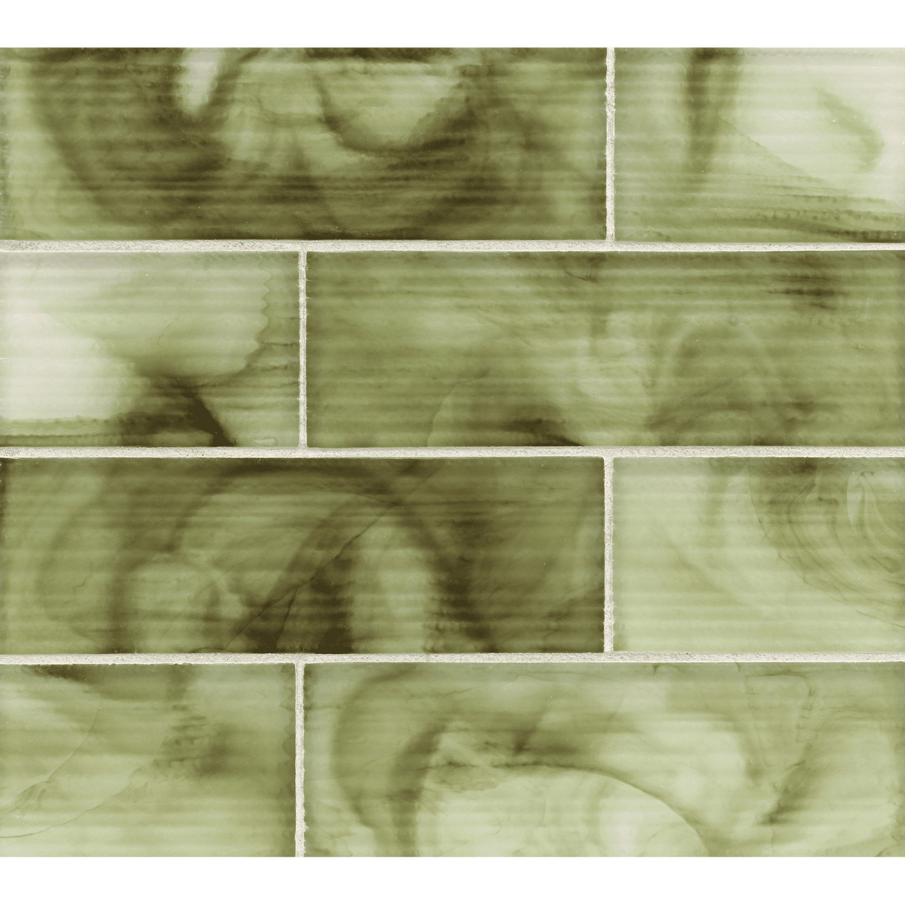 SONARE: Foliage Sonic Rectangle Field Tile (3"x9" | silk)