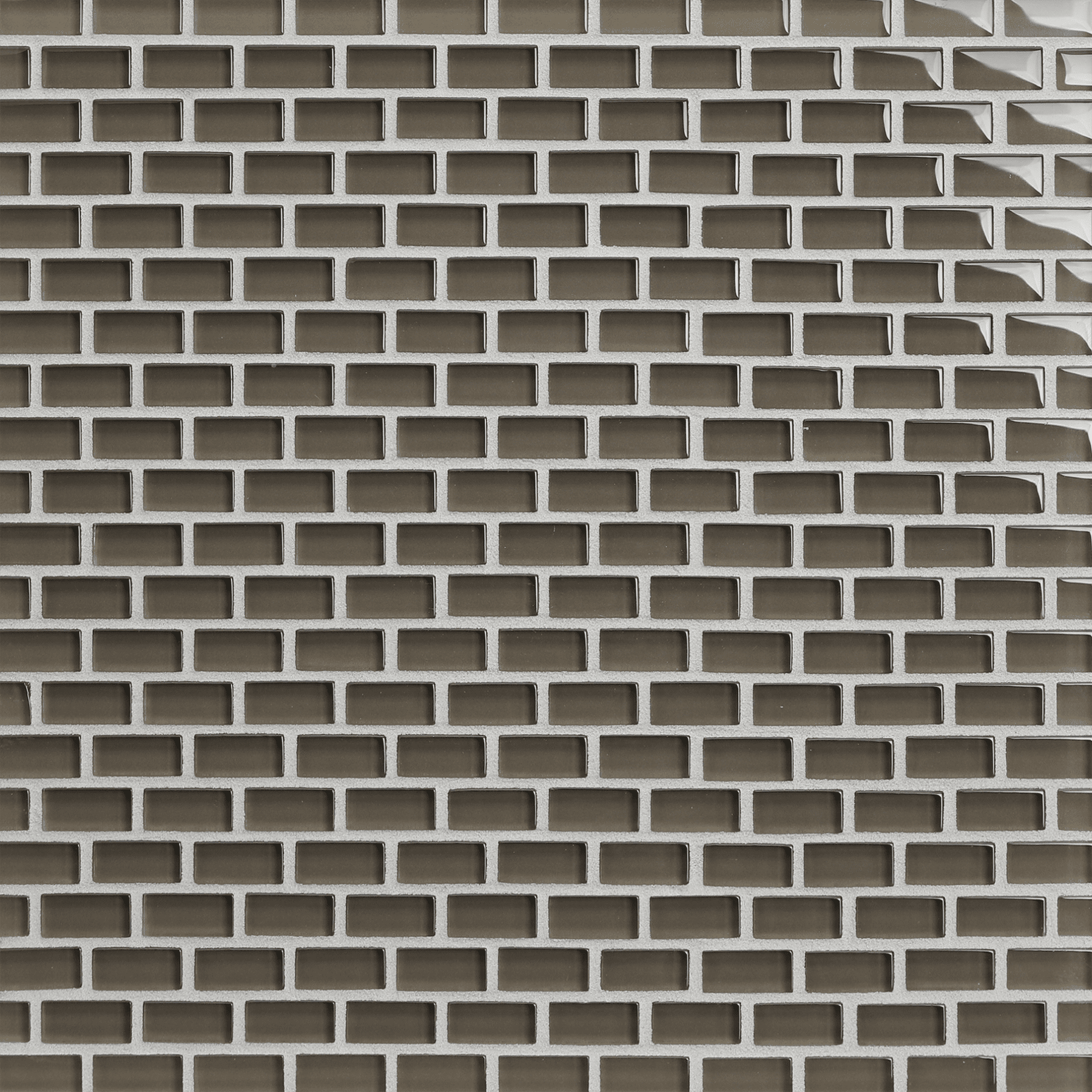 TOMEI: Mink 0.5"x1" Staggered Joint Field Mosaic (11.6"x11.5" | natural)