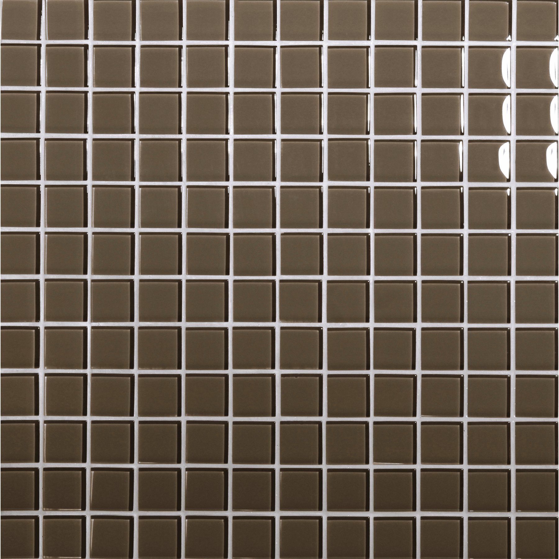 TOMEI: Mink 1"x1" Straight Stack Field Mosaic (12.57"x12.57" | natural)