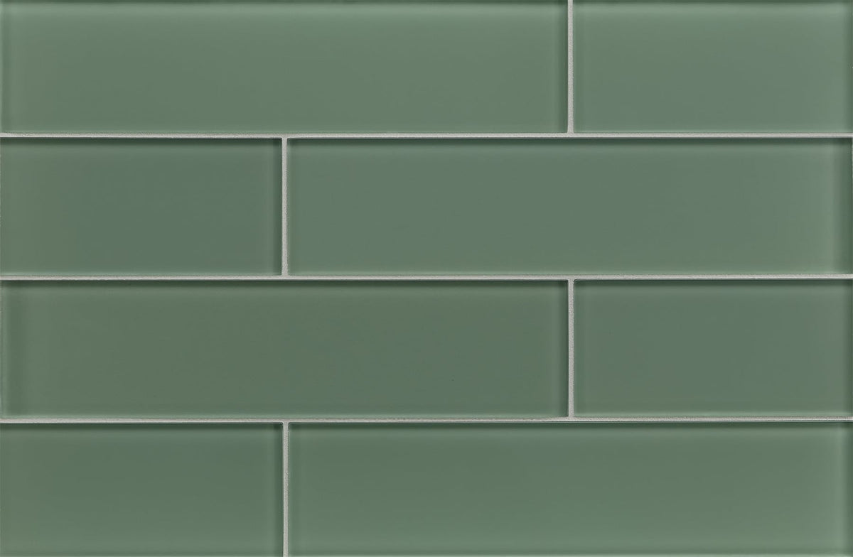 Field Rectangular Tile Tomei Silver Green Rectangle Field Tile | 3