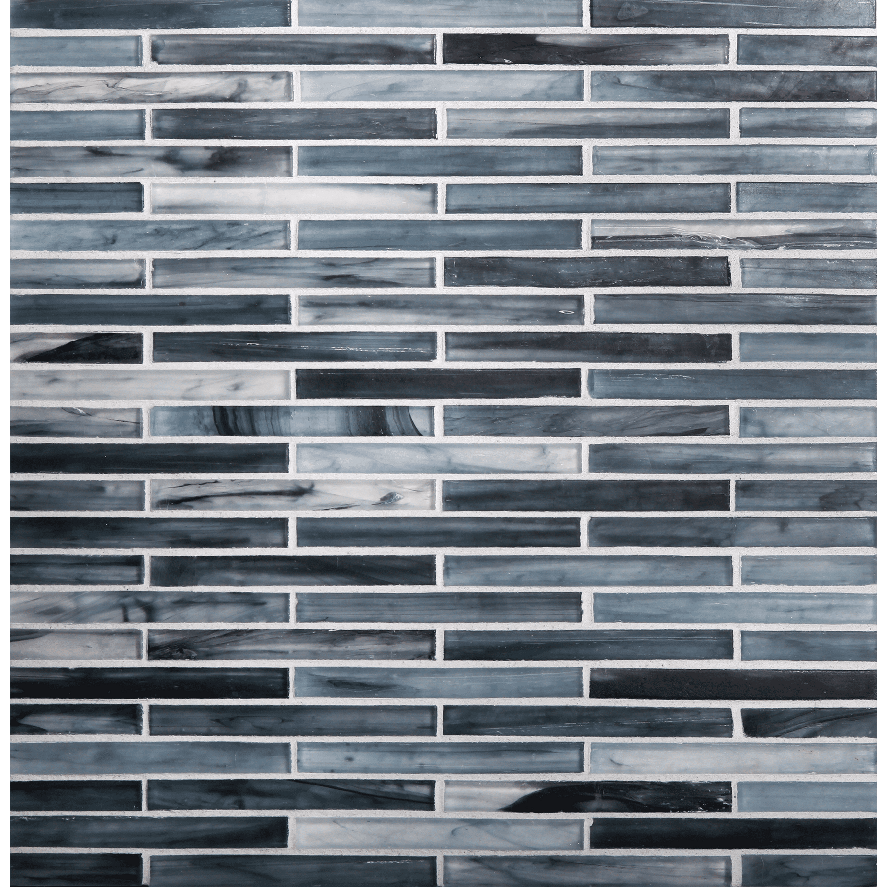 TOZEN: Argon 0.5"x4" Staggered Joint Field Mosaic (9.92"x12.14" | silk)