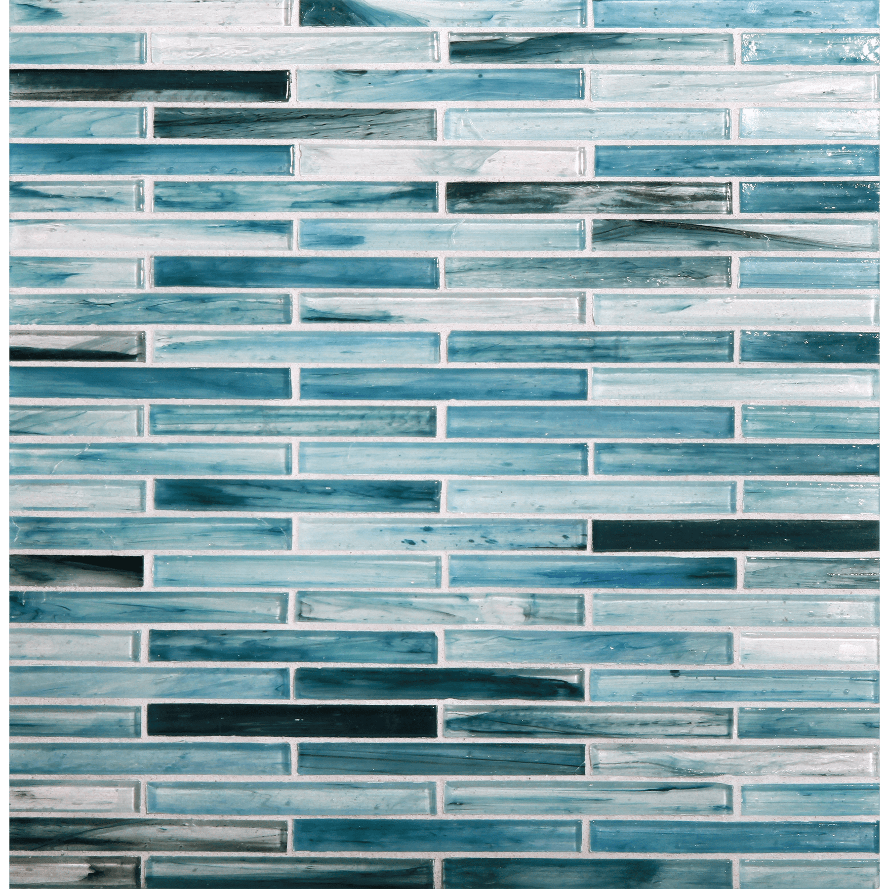 TOZEN: Iodine 0.5"x4" Staggered Joint Field Mosaic (9.92"x12.14" | natural)