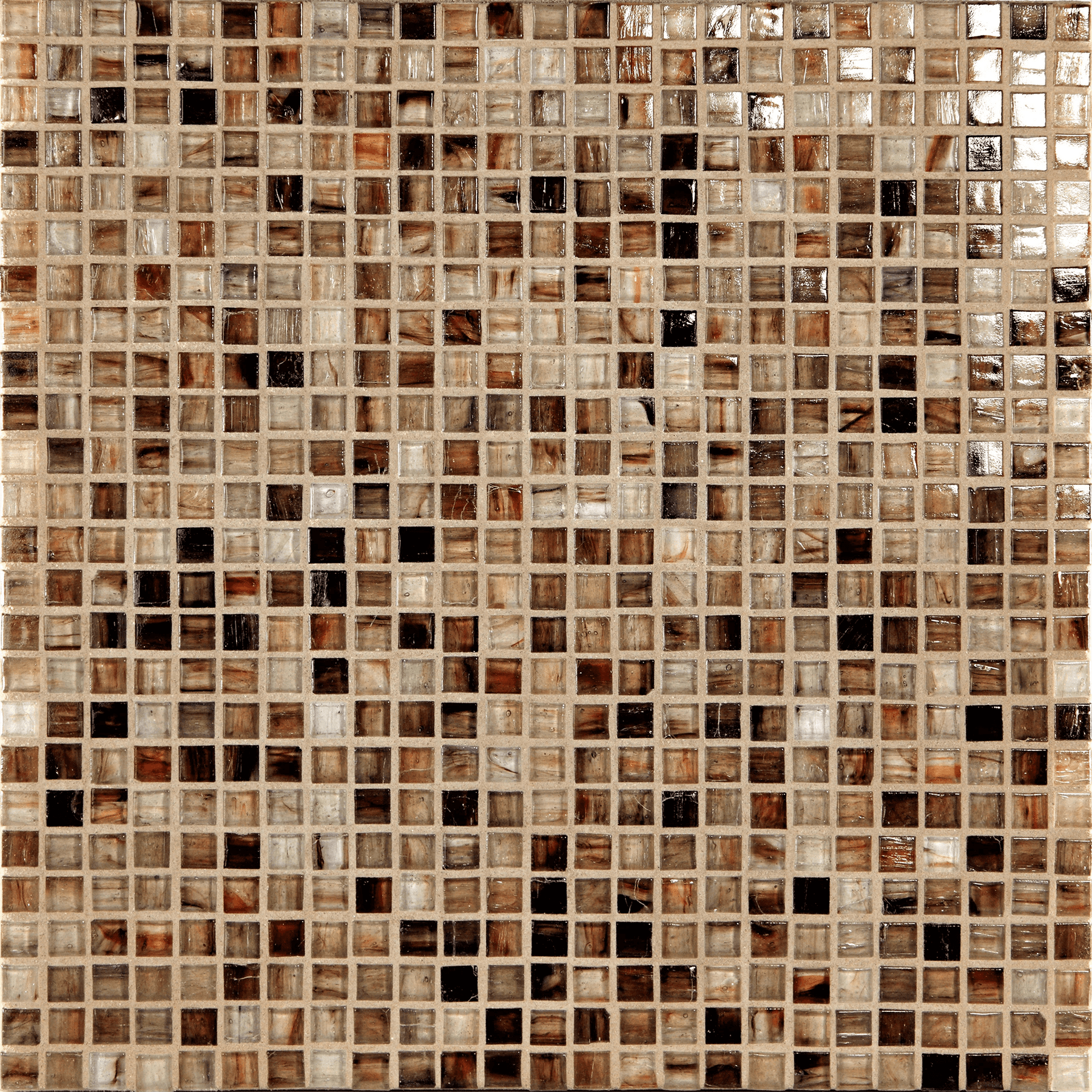 TOZEN: Lithium 0.5"x0.5" Straight Stack Field Mosaic (12.52"x12.52" | natural)
