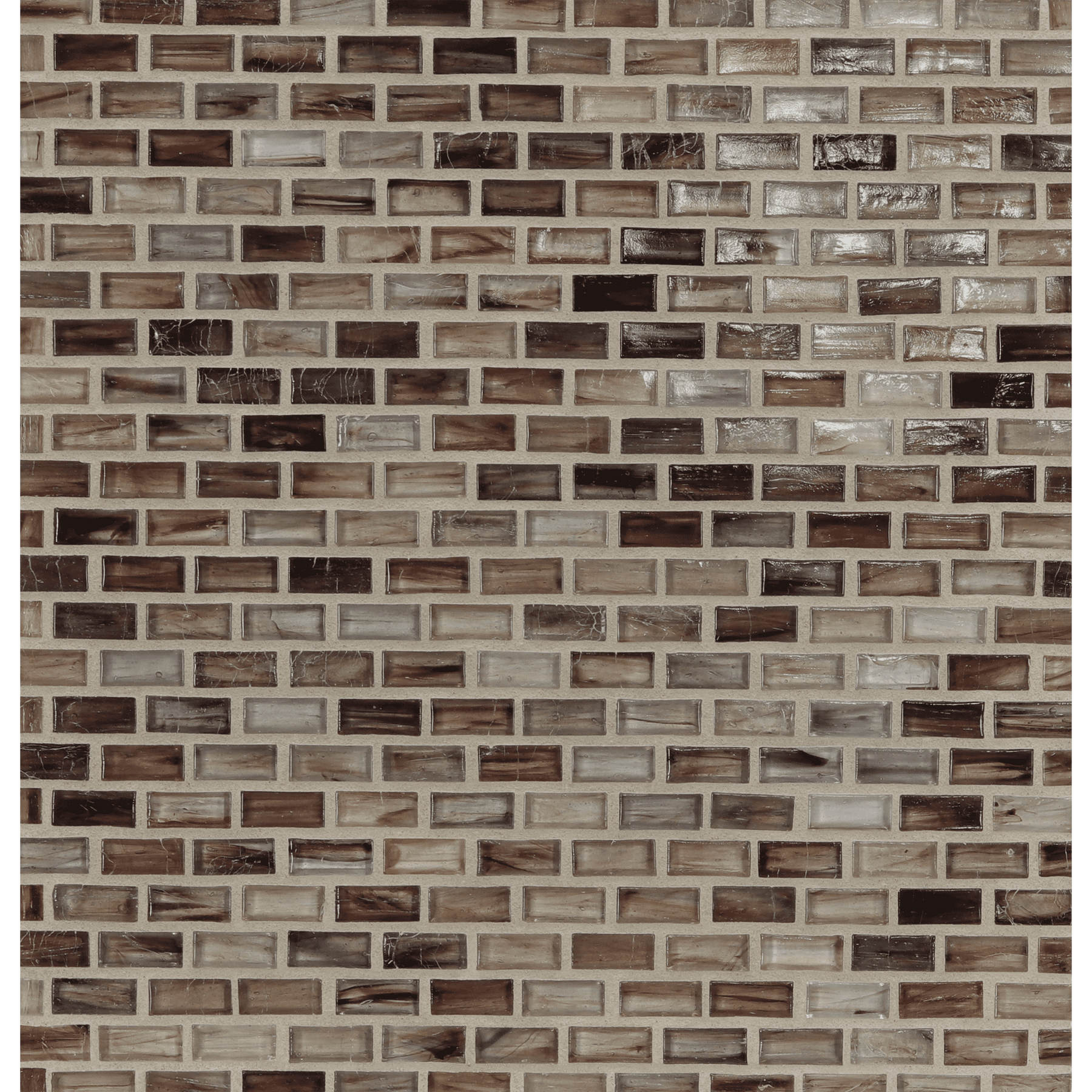 TOZEN: Lithium 0.5"x1" Staggered Joint Field Mosaic (12.51"x12.51" | natural)