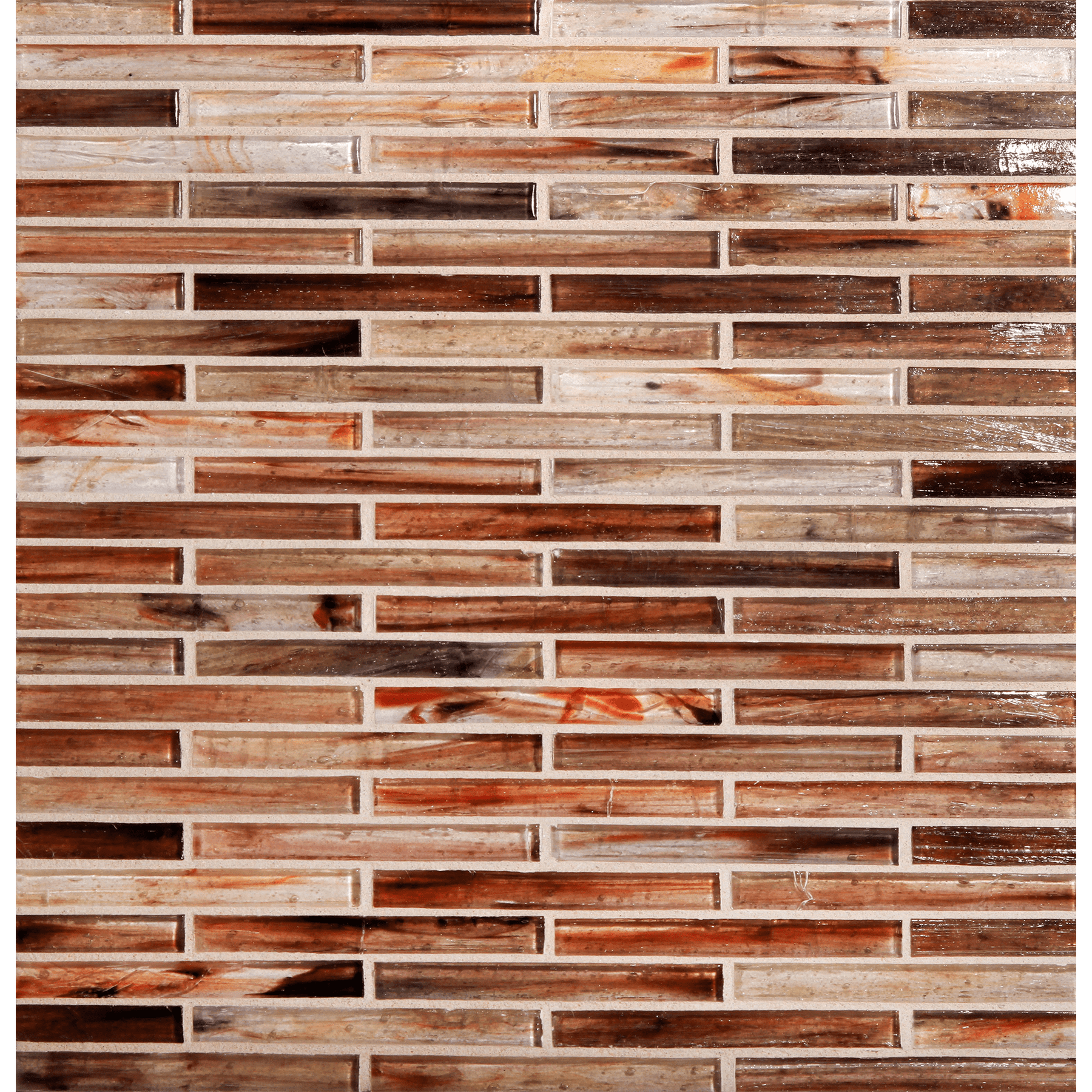 TOZEN: Lithium 0.5"x4" Staggered Joint Field Mosaic (9.92"x12.14" | natural)