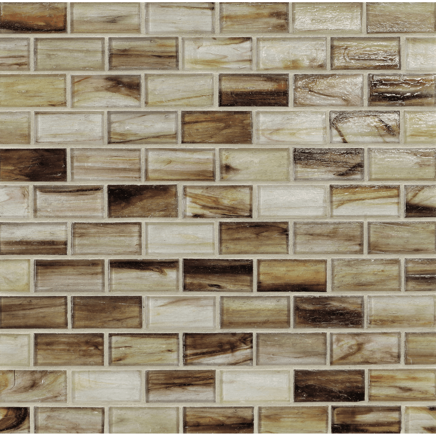 TOZEN: Lithium 1"x2" Staggered Joint Field Mosaic (11.52"x12.51" | natural)