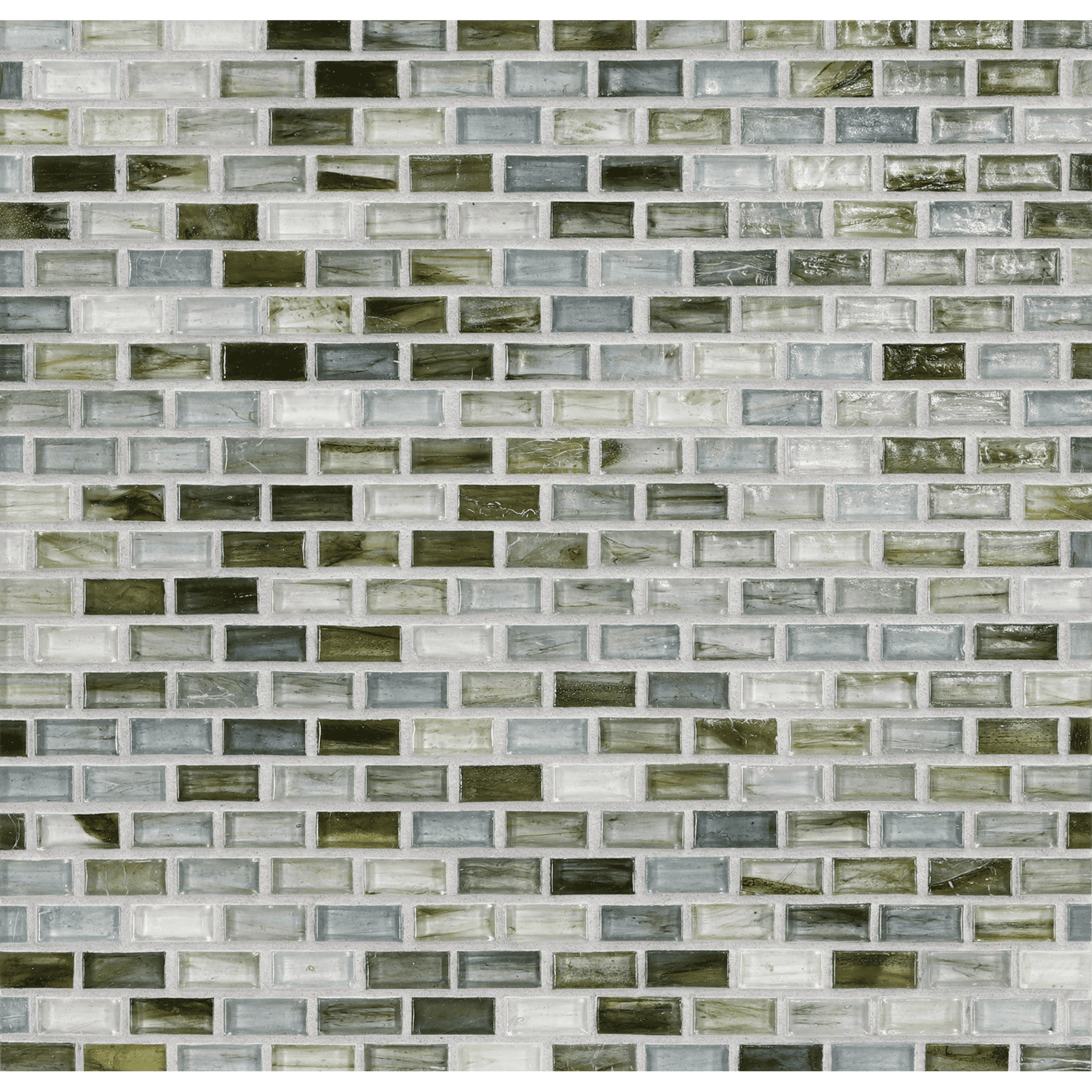 TOZEN: Strontium 0.5"x1" Staggered Joint Field Mosaic (12.51"x12.51" | natural)