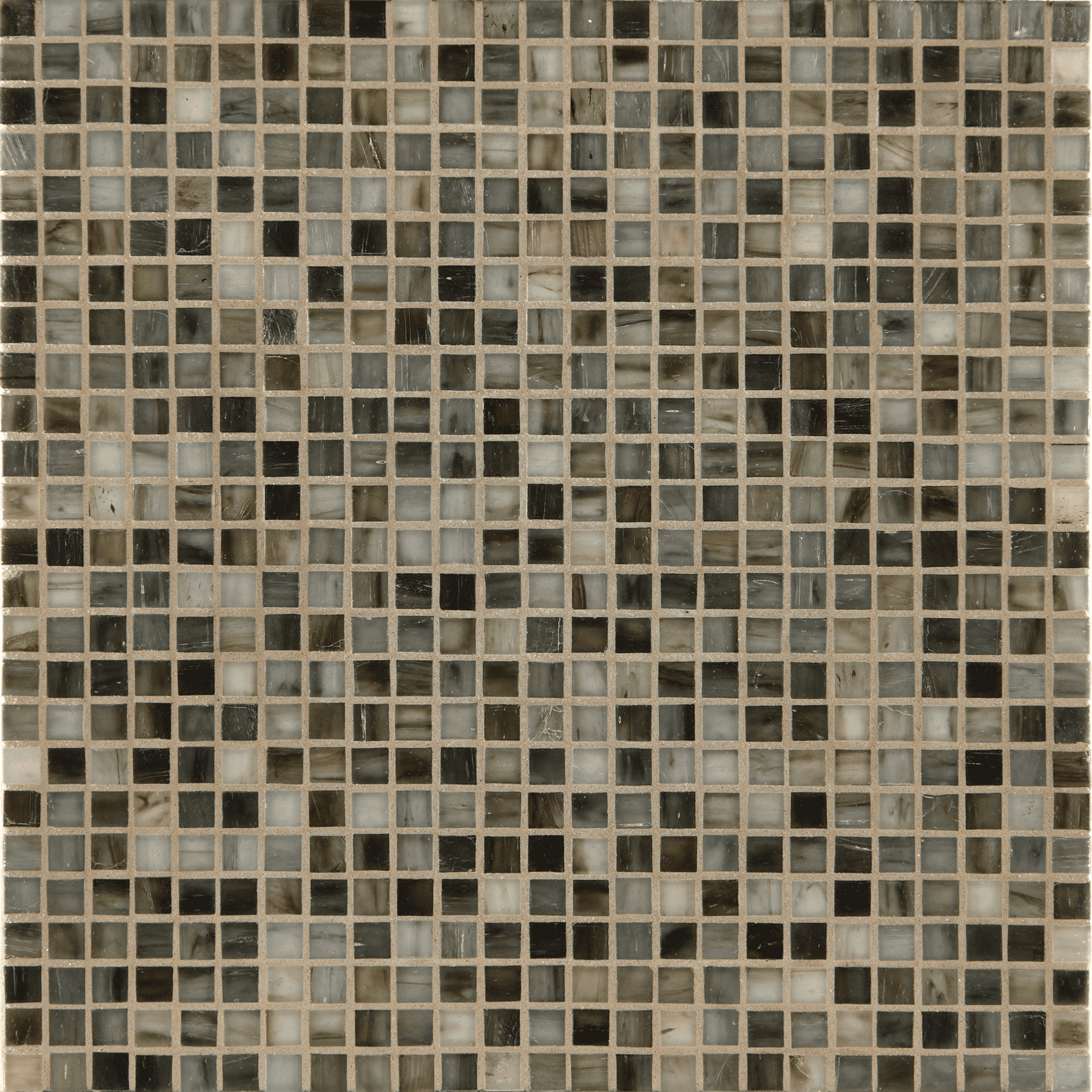 TOZEN: Vanadium 0.5"x0.5" Straight Stack Field Mosaic (12.52"x12.52" | silk)